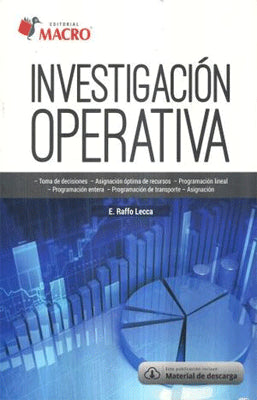 INVESTIGACION OPERATIVA