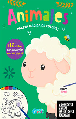 ANIMALES PALETA MAGICA DE COLORES