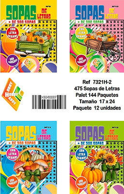 SOPAS DE LETRAS HAPPY DE 320 PAGINAS