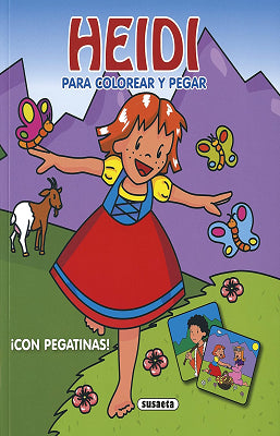 HEIDI PARA COLOREAR Y PEGAR