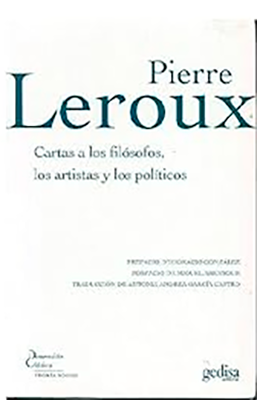 CARTAS A LOS FILOSOFOS LOS ARTISTAS Y LOS POLITICOS