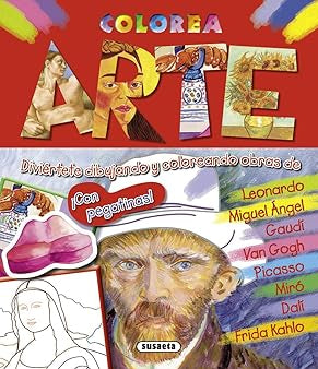 COLOREA ARTE CON PEGATINA