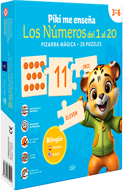 PIKI ME ENSEÑA LOS NUMEROS DEL 1 AL 20