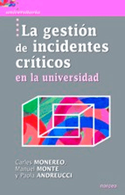 LA GESTION DE INCIDENTES CRITICOS EN LA UNIVERSIDAD