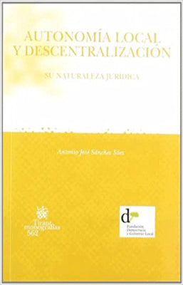 AUTOMIA LOCAL Y DESCENTRALIZACION