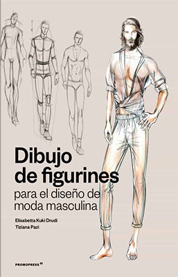 DIBUJO DE FIGURINES PARA EL DISEÑO DE MODA MASCULINA
