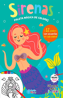 SIRENAS PALETA MAGICA DE COLORES