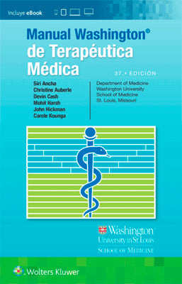 MANUAL WASHINGTON DE TERAPEUTICA MEDICA 37 ED