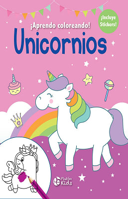 APRENDO COLOREANDO UNICORNIOS