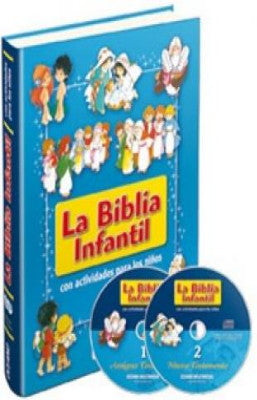 LA BIBLIA INFANTIL CON ACTIVIDADES PARA LOS NIÑOS + 2 CD