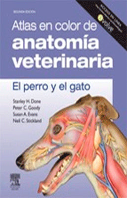 ATLAS EN COLOR DE ANATOMIA VETERINARIA EL PERRO Y EL GATO