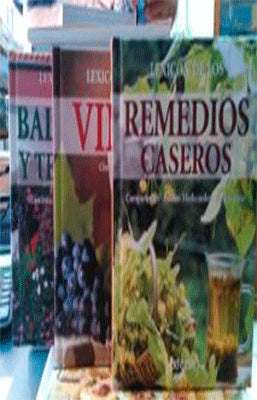 COLECCION LEXICON DE BALCONES, TERRAZAS, VINO Y REMEDIOS CASEROS
