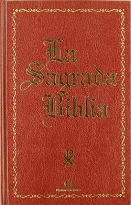 LA SAGRADA BIBLIA PIEL (ROJO)
