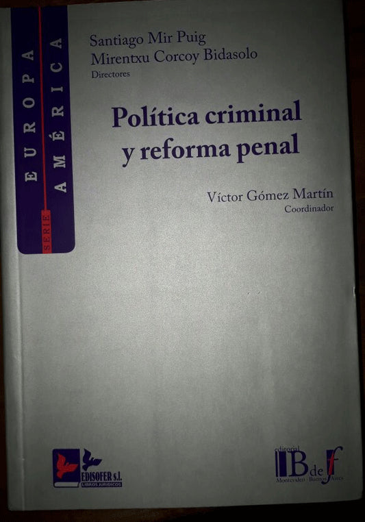 POLITICA CRIMINAL Y REFORMA PENAL