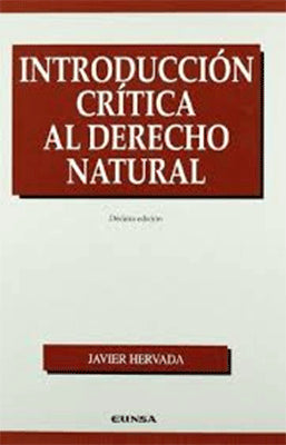 INTRODUCCION CRITICA AL DERECHO NATURAL
