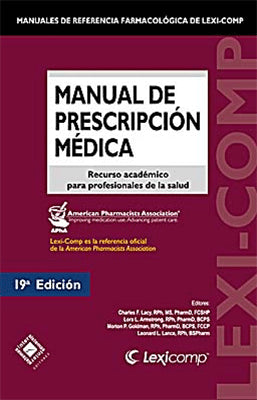 MANUAL DE PRESCRIPCION MEDICA 19NA. EDIC
